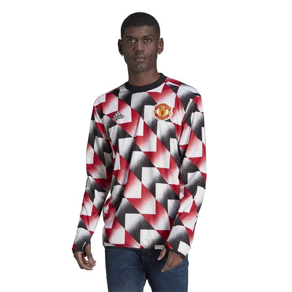 Adidas Originals Manchester United Warm Up Top 2022 2023 Adults - Multi